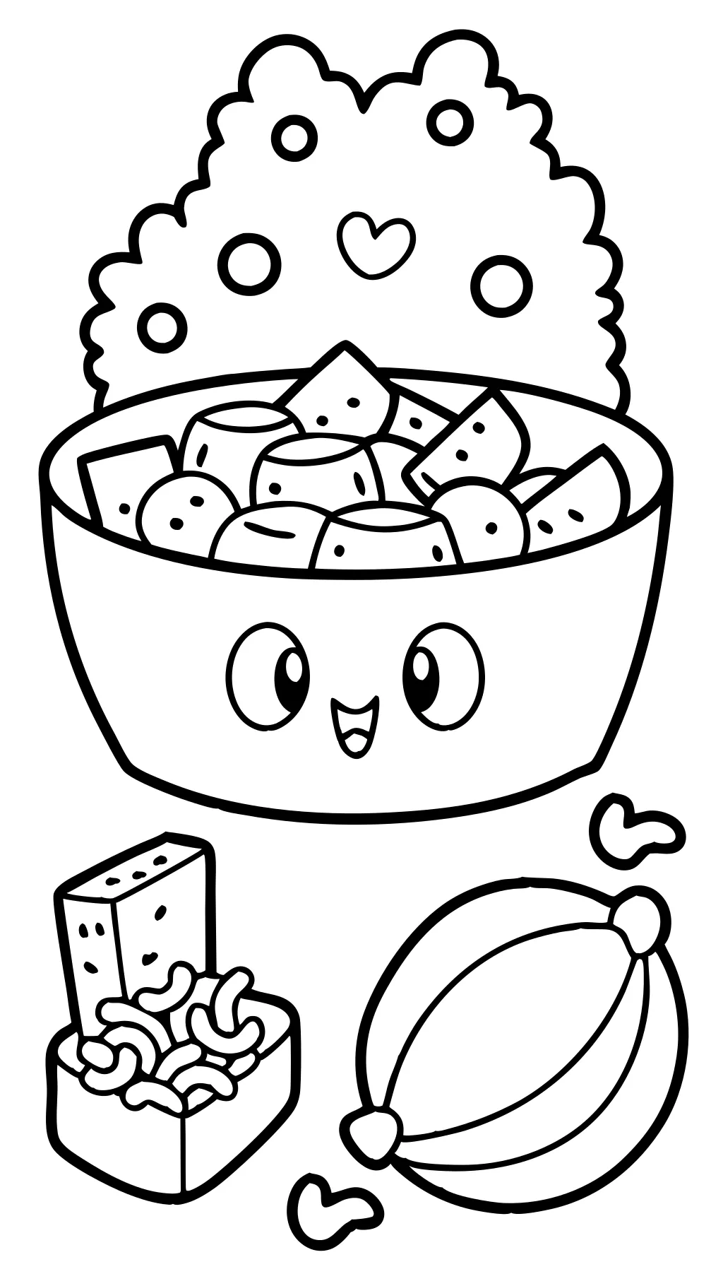 mac n cheese coloring page